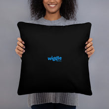 Load image into Gallery viewer, LOVE THE PLAN: Black Pillow