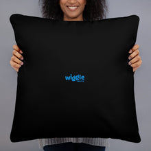 Load image into Gallery viewer, LOVE THE PLAN: Black Pillow