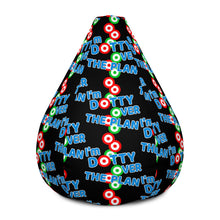 Load image into Gallery viewer, DOTTY OVER THE PLAN: Bean Bag Chair Cover (black)