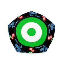 Load image into Gallery viewer, DOTTY OVER THE PLAN: Bean Bag Chair Cover (black)