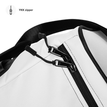 Load image into Gallery viewer, LOVE THE PLAN: White Duffle bag