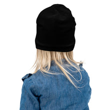 Load image into Gallery viewer, LOVE THE PLAN: Kids Beanie (black)