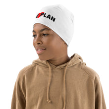 Load image into Gallery viewer, LOVE THE PLAN: Kids Beanie (white)
