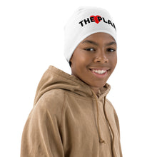 Load image into Gallery viewer, LOVE THE PLAN: Kids Beanie (white)