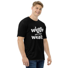 Load image into Gallery viewer, WIGGLE YOUR WAY TO WEALTH: Men's T-shirt (black)