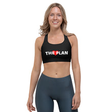 Load image into Gallery viewer, LOVE THE PLAN: Sports bra (black)