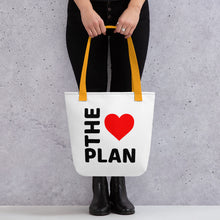 Load image into Gallery viewer, LOVE THE PLAN: Tote bag