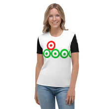 Load image into Gallery viewer, DOT WATCHER: Women's T-shirt (Black Back)