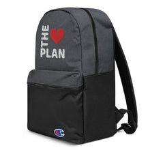 Load image into Gallery viewer, LOVE THE PLAN: Embroidered Champion Backpack