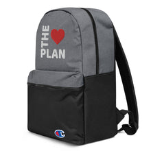Load image into Gallery viewer, LOVE THE PLAN: Embroidered Champion Backpack