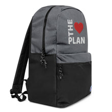 Load image into Gallery viewer, LOVE THE PLAN: Embroidered Champion Backpack