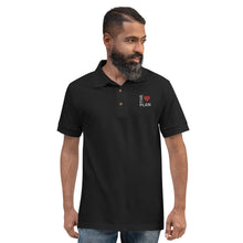Load image into Gallery viewer, LOVE THE PLAN: Embroidered Polo Shirt