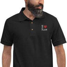 Load image into Gallery viewer, LOVE THE PLAN: Embroidered Polo Shirt