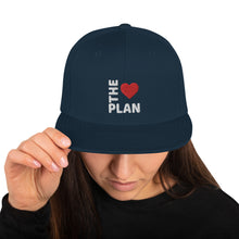 Load image into Gallery viewer, LOVE THE PLAN: Embroidered Snapback Hat