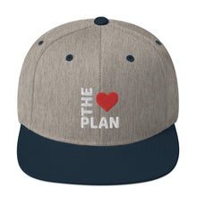 Load image into Gallery viewer, LOVE THE PLAN: Embroidered Snapback Hat