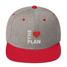 Load image into Gallery viewer, LOVE THE PLAN: Embroidered Snapback Hat