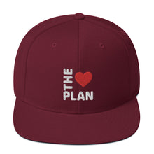 Load image into Gallery viewer, LOVE THE PLAN: Embroidered Snapback Hat