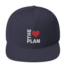 Load image into Gallery viewer, LOVE THE PLAN: Embroidered Snapback Hat