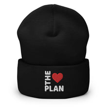 Load image into Gallery viewer, LOVE THE PLAN: Cuffed Beanie (dark)