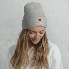 Load image into Gallery viewer, LOVE THE PLAN: Cuffed Beanie (dark)