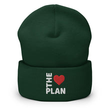 Load image into Gallery viewer, LOVE THE PLAN: Cuffed Beanie (dark)