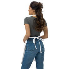 Load image into Gallery viewer, LOVE THE PLAN: Embroidered Apron (black or white)