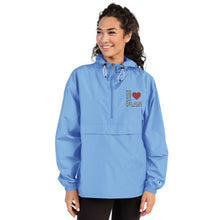 Load image into Gallery viewer, LOVE THE PLAN: Embroidered Champion Packable Jacket