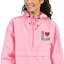 Load image into Gallery viewer, LOVE THE PLAN: Embroidered Champion Packable Jacket