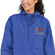 Load image into Gallery viewer, LOVE THE PLAN: Embroidered Champion Packable Jacket