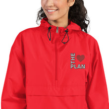 Load image into Gallery viewer, LOVE THE PLAN: Embroidered Champion Packable Jacket