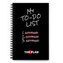 Load image into Gallery viewer, MY TO-DO LIST: Spiral notebook (black)