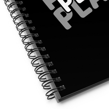 Load image into Gallery viewer, THE PLAN: Spiral notebook (black)