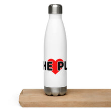 Load image into Gallery viewer, LOVE THE PLAN: Stainless Steel Water Bottle (white)