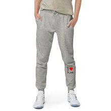 Load image into Gallery viewer, LOVE THE PLAN: Unisex fleece sweatpants