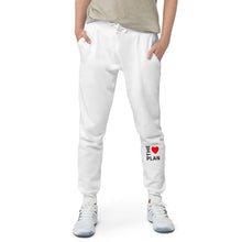 Load image into Gallery viewer, LOVE THE PLAN: Unisex fleece sweatpants