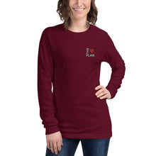 Load image into Gallery viewer, LOVE THE PLAN: Unisex Long Sleeve Tee