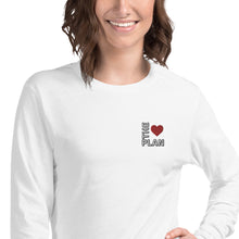 Load image into Gallery viewer, LOVE THE PLAN: Unisex Long Sleeve Tee