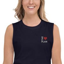 Load image into Gallery viewer, LOVE THE PLAN: Embroidered Sleeveless Shirt