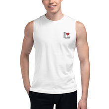 Load image into Gallery viewer, LOVE THE PLAN: Embroidered Muscle Shirt