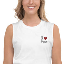 Load image into Gallery viewer, LOVE THE PLAN: Embroidered Sleeveless Shirt