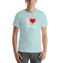 Load image into Gallery viewer, LOVE THE PLAN: Short-Sleeve Unisex T-Shirt (white text)