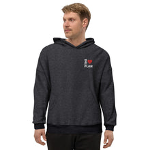 Load image into Gallery viewer, LOVE THE PLAN: Unisex Sueded Fleece Hoodie