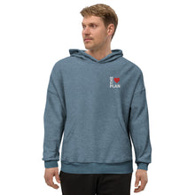Load image into Gallery viewer, LOVE THE PLAN: Unisex Sueded Fleece Hoodie