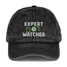 Load image into Gallery viewer, EXPERT DOT WATCHER: Vintage Cotton Twill Cap