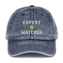 Load image into Gallery viewer, EXPERT DOT WATCHER: Vintage Cotton Twill Cap