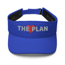 Load image into Gallery viewer, LOVE THE PLAN: Embroidered Visor