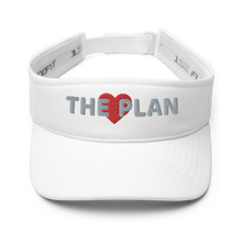 Load image into Gallery viewer, LOVE THE PLAN: Embroidered Visor