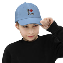 Load image into Gallery viewer, LOVE THE PLAN: Youth baseball cap (Multiple Colors)