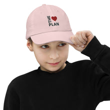 Load image into Gallery viewer, LOVE THE PLAN: Youth baseball cap (Multiple Colors)