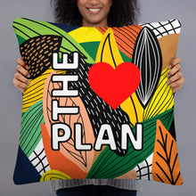 Load image into Gallery viewer, LOVE THE PLAN: Abstract 3 Pillow
